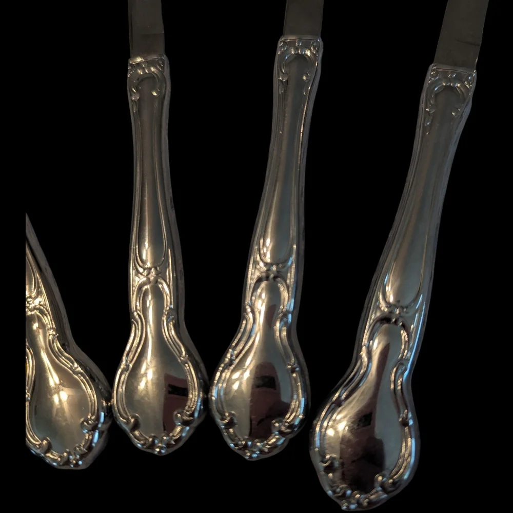 Set Of 6 VTG Carvel Hall Merrimack Towle CVH16 Glossy Stainless Steel USA 8.5